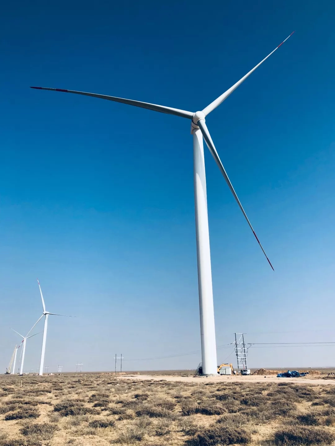 tyc5997太阳集团阿拉善100MW风电EPC项目成功并网发电